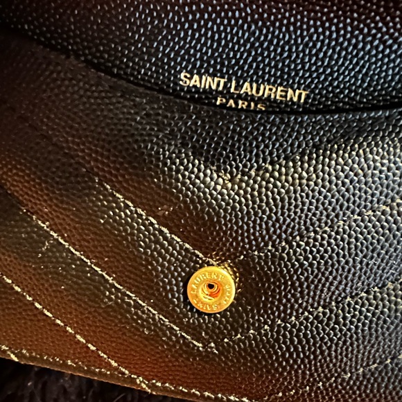 Saint Laurent Cassandre Matelasse Flap Card Case - Picture 4 of 10